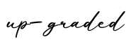 单词up-graded书写