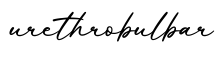单词urethrobulbar书写