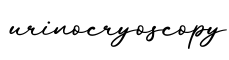 单词urinocryoscopy书写