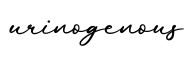 单词urinogenous书写
