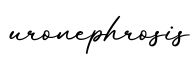 单词uronephrosis书写