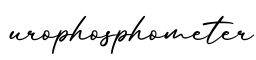 单词urophosphometer书写