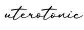 单词uterotonic书写