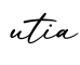 单词utia书写
