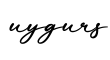 单词uygurs书写