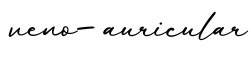 单词veno-auricular书写