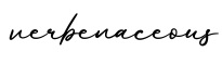 单词verbenaceous书写