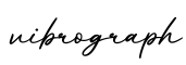 单词vibrograph书写