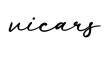 单词vicars书写