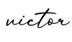 单词victor书写