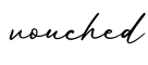 单词vouched书写