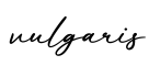 单词vulgaris书写