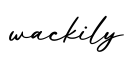 单词wackily书写