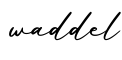 单词waddel书写
