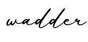 单词wadder书写