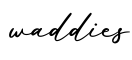 单词waddies书写