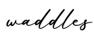 单词waddles书写