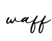 单词waff书写