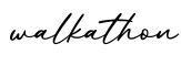 单词walkathon书写