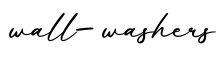 单词wall-washers书写