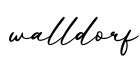 单词walldorf书写