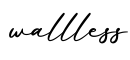 单词wallless书写