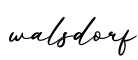 单词walsdorf书写