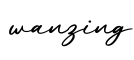 单词wanzing书写