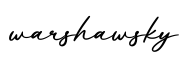 单词warshawsky书写