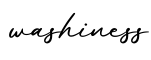 单词washiness书写