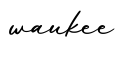单词waukee书写
