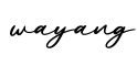 单词wayang书写