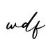 单词wdf书写