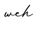 单词weh书写