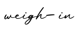 单词weigh-in书写
