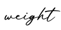 单词weight书写