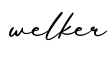 单词welker书写