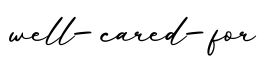 单词well-cared-for书写