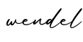 单词wendel书写