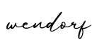 单词wendorf书写