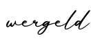 单词wergeld书写