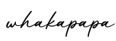 单词whakapapa书写