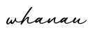 单词whanau书写