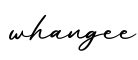 单词whangee书写