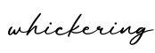单词whickering书写