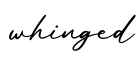 单词whinged书写