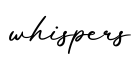 单词whispers书写