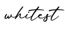 单词whitest书写