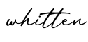 单词whitten书写