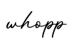 单词whopp书写